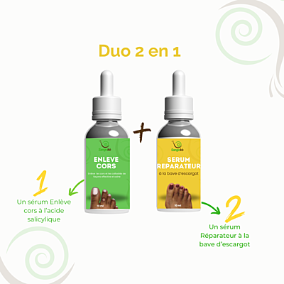 DUO 2 en 1 CONTRE LES CORS ET LES CALLOSITES