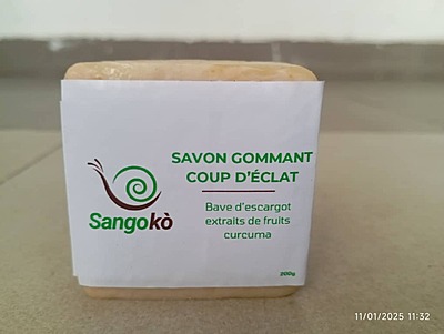 Savon Purifiant et Régénérant à la Bave d'Escargot et au Tamarin
