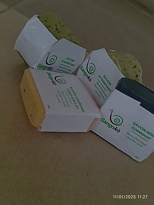 Savon Revitalisant à la Bave d'Escargot et à la Spiruline